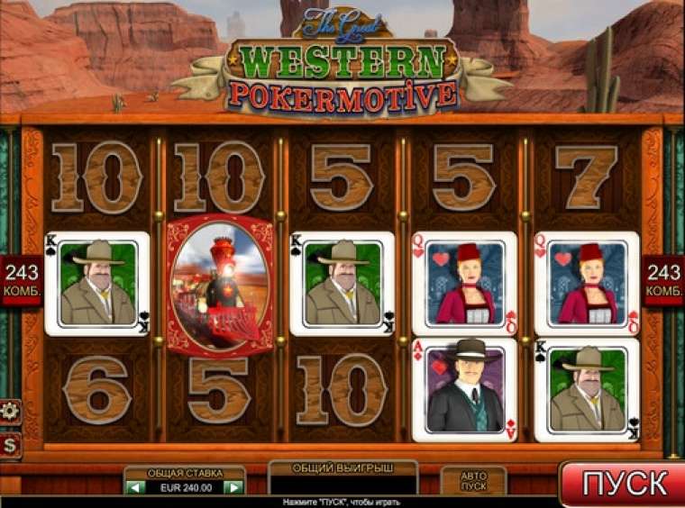 Слот The Great Western Pokermotive играть бесплатно