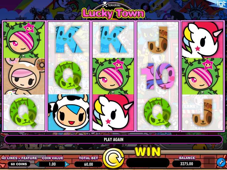 Слот Tokidoki: Lucky Town играть бесплатно