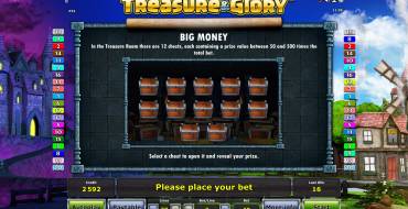 Treasure and Glory: Бонусы