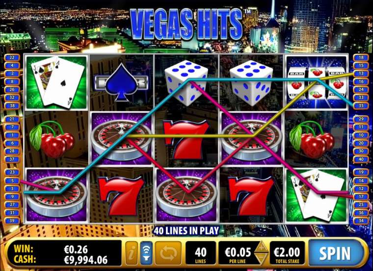 Слот Vegas Hits играть бесплатно