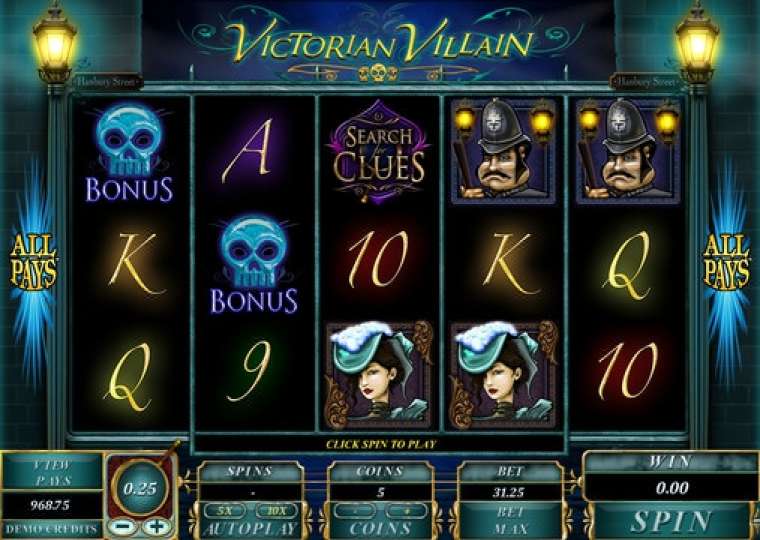 Слот Victorian Villain играть бесплатно