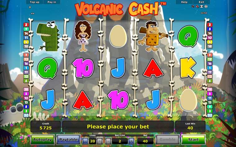 Слот Volcanic Cash играть бесплатно