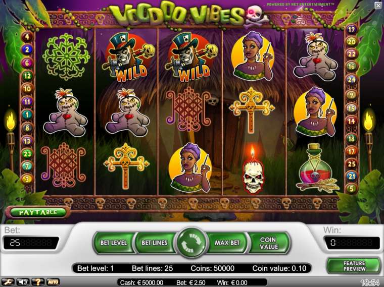 Слот Voodoo Vibes играть бесплатно