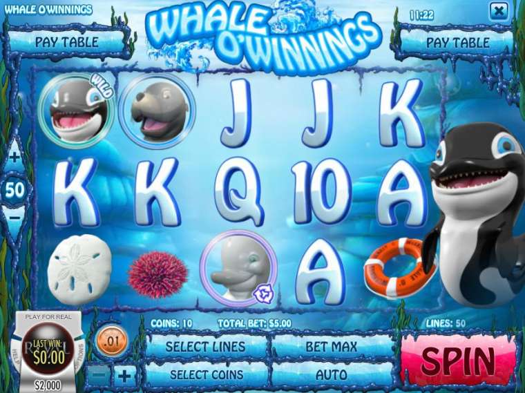 Слот Whale O’ Winnings играть бесплатно