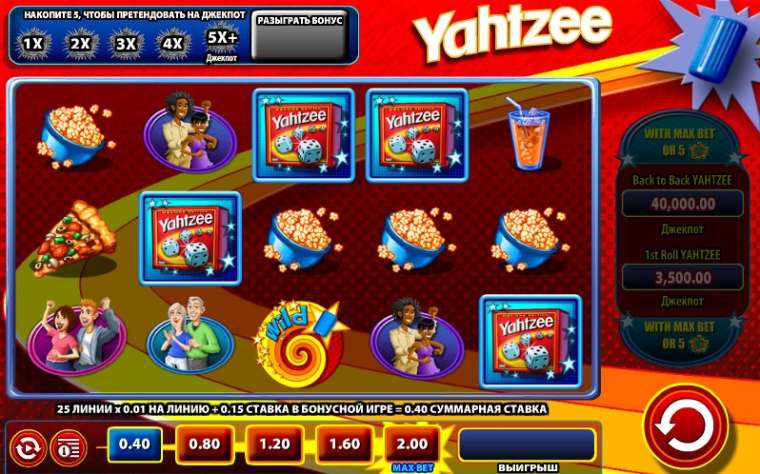 Слот Yahtzee играть бесплатно