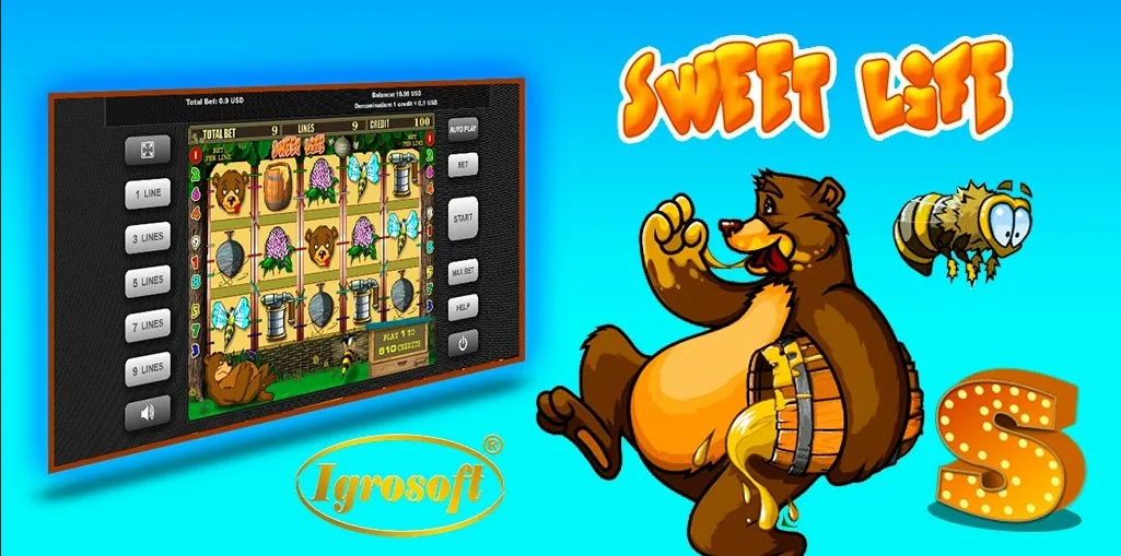 Игровой автомат Sweet Life от Igrosoft