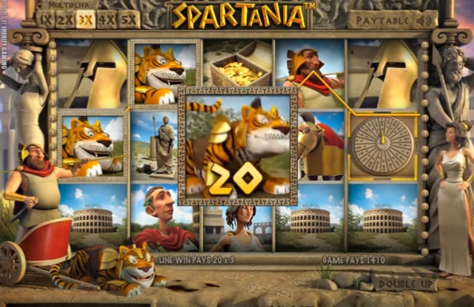 символы игрового автомата Спартания