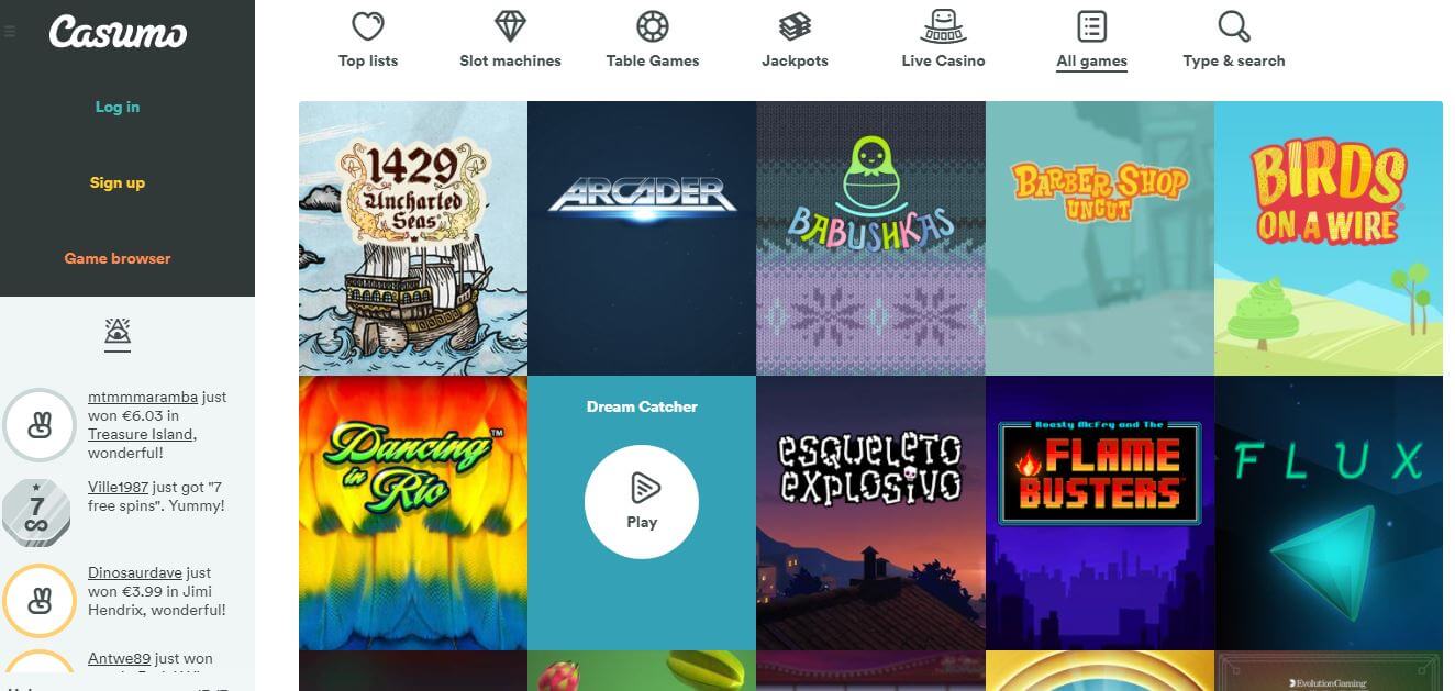 Casumo онлайн казино