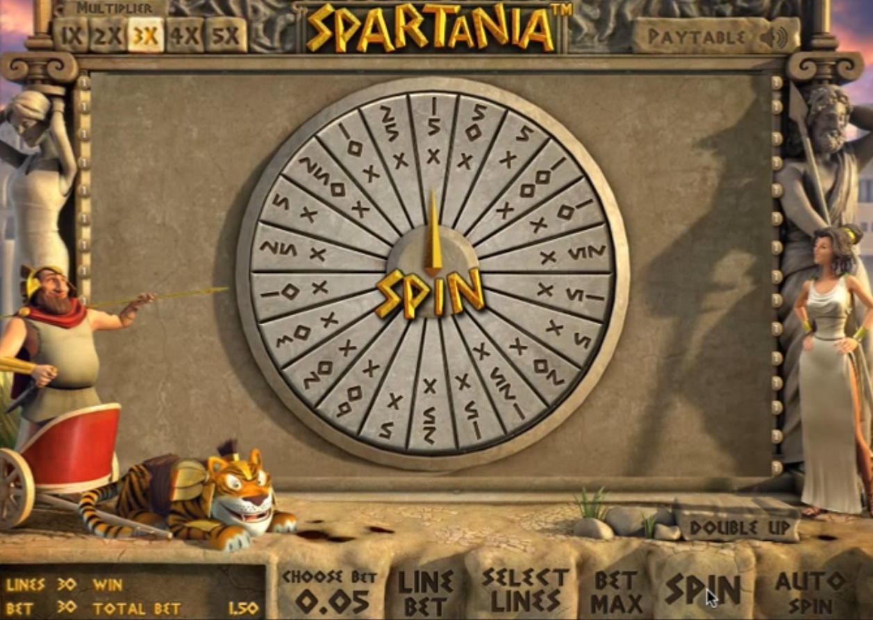 множитель в слоте Спартания