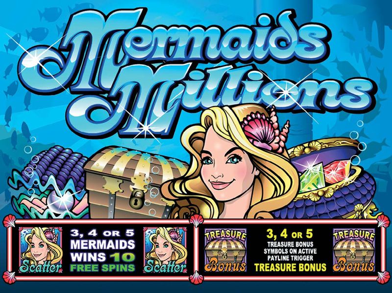 бонусные игры видеослота Миллионы Русалки